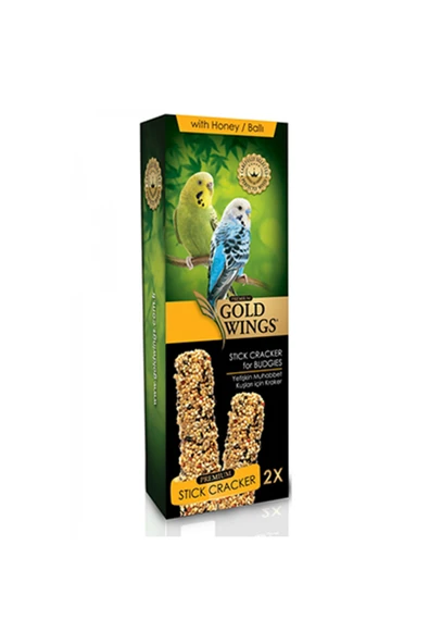 Gold Wings Premium Ballı Muhabbet Kuşu Krakeri 2 Adet ürün görseli 1