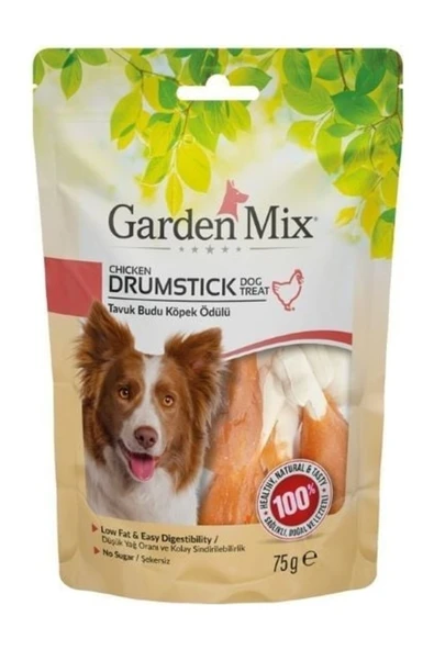 Gardenmix Garden Mix Tavuk Budu Köpek Ödül Maması 75 gr ürün görseli 1