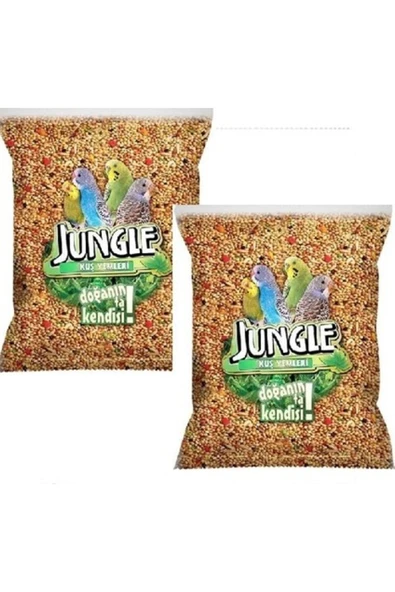 Jungle Poşet Muhabbet Kuşu Yemi 1 Kg-2'li ürün görseli 1