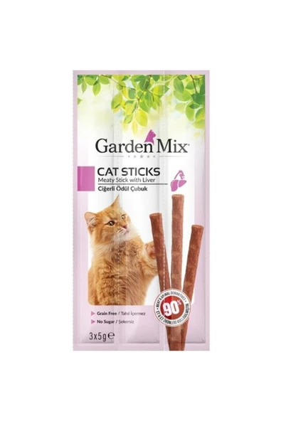 Gardenmix Garden Mix Kuzu Etli Kedi Stick Ödül 3x5g ürün görseli 1