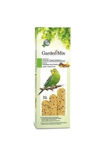 Gardenmix Garden Mix Meyveli Muhabbet Kuşu Krakeri 3'lü ürün görseli 1