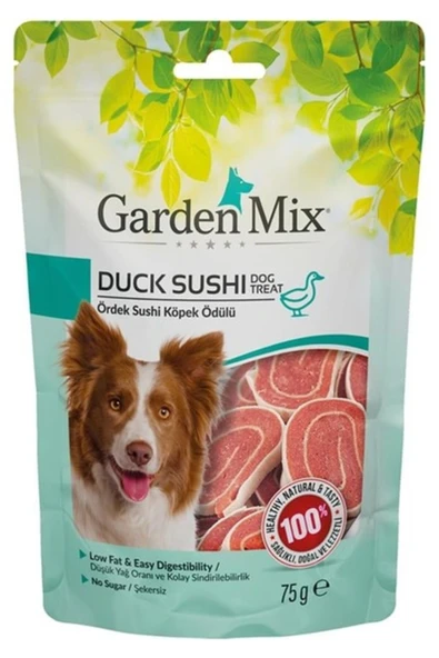 Gardenmix Garden Mix Garden Mıx Ördekli Sushi Köpek Ödülü 75 Gam ürün görseli 1