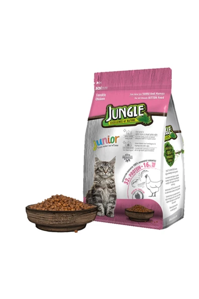 Jungle 500 Gr Yavru Kedi Maması Tavuklu ürün görseli 1