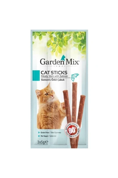 Gardenmix Garden Mix Somonlu Kedi Stick Ödül 3*5g CB4257 ürün görseli 1