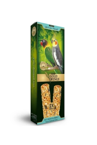 Gold Wings Premium Sultan Ve Cennet Papağanı 2'li Kraker Meyveli ürün görseli 1