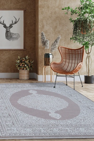 Bej Renkli  Akrilik Salon Halısı 120 X 180 ürün görseli 1