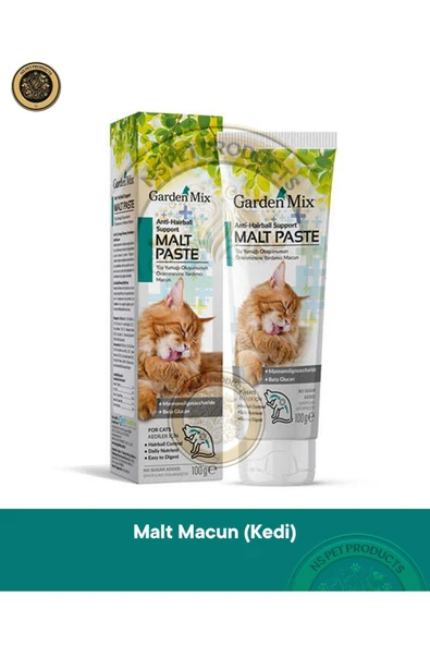 Gardenmix Garden Mix Anti Hairball - Tüy Yumağı Önleyici Kedi Malt Paste - Kedi Malt Macunu 100 gr ürün görseli 1
