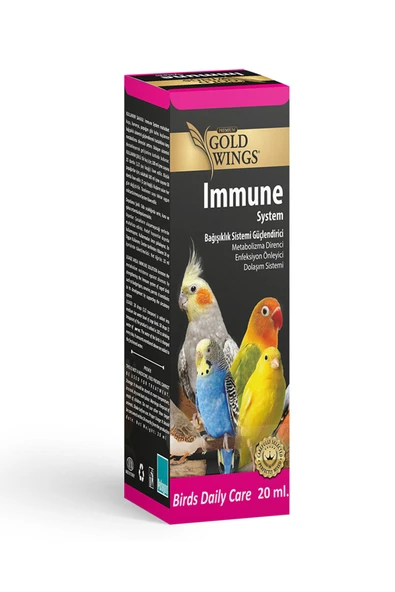 Gold Wings Premium Diar Kuşlar Için Önleyici Vitamin 20 ml ürün görseli 1