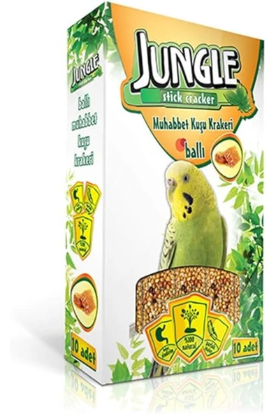 Jungle Tava Muhabbet Kuşu Krakeri, 10'lu Paket ürün görseli 1
