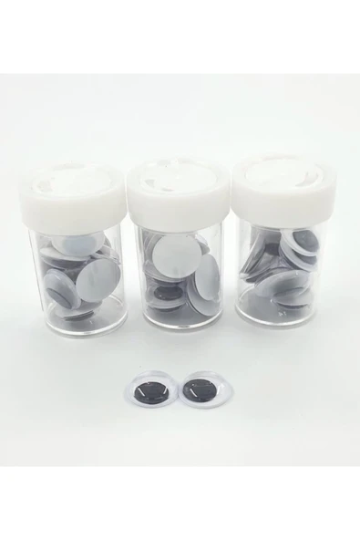 Bubu Bu-bu 3'lü Siyah Göz, 15 Mm. 8 gr. ürün görseli 1