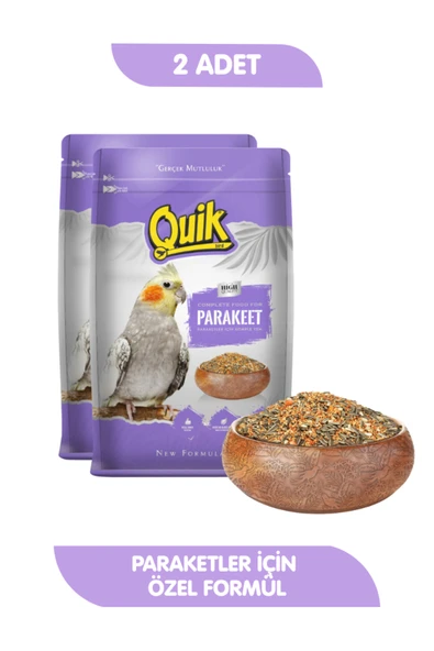 Quik 2li Set Paraket Yemi Yenilenen Formül 750 gr ürün görseli 1