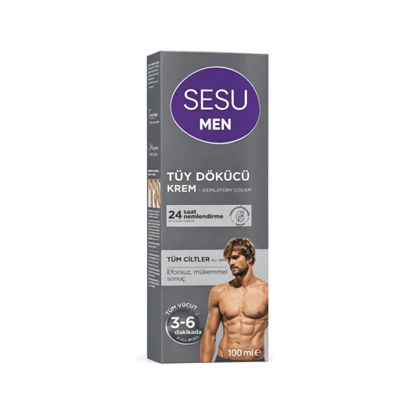 Sesu Tüy Dökücü Krem Erkek 100 Ml ürün görseli 1