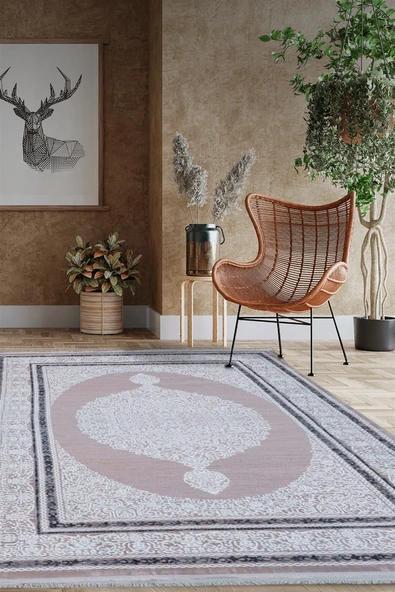 Gri Renkli Akrilik Salon Halısı 120 X 180 ürün görseli 1