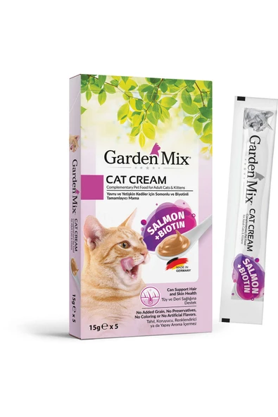 Gardenmix Garden Mix Kedi Kreması Somon+Biotin 15 gr ürün görseli 1