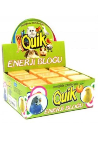 Quik Kuş Için Blok Portakallı Enerji Blogu Gaga Taşı 1 Adet ürün görseli 1