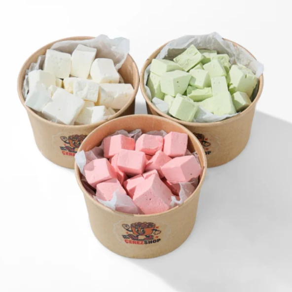Freeze Dried Dondurma Paketi 3'lü Set - Çilekli Antep Fıstıklı Vanilyalı Dondurularak Kurutulmuş Dondurma ürün görseli 1