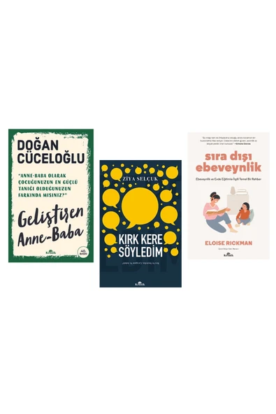 Geliştiren Anne Baba /kırk Kere Söyledim /sıra Dışı Ebeveynlik 3 Kitap Set ürün görseli 1