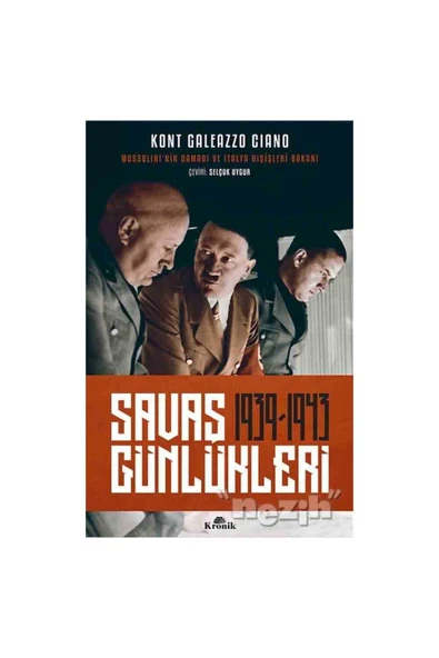 Savaş Günlükleri 1939 1943 ürün görseli 1