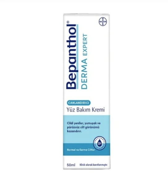 Bepanthol Derma Expert Canlandırıcı Yüz Bakım Kremi 50 ml ürün görseli 1