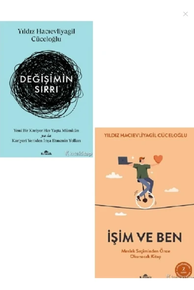 Değişimin Sırrı  İşim ve Ben  Yıldız Hacıevliyagil 2 KİTAP SET ürün görseli 1