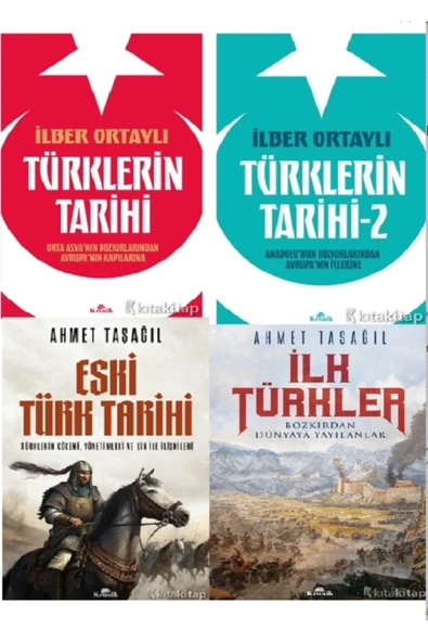 Türklerin Tarihi-Türklerin Tarihi 2-Eski Türk Tarihi-İlk Türkler-Ahmet Taşağıl-İlber Ortaylı 4 KİTAP ürün görseli 1