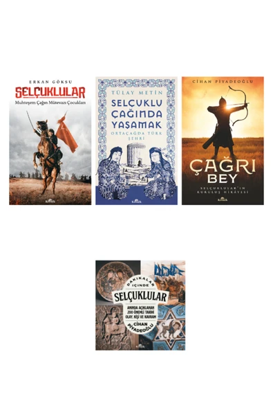 Selçuklular Seti 4 Kitap -Çağrı Bey-Selçuklular-Selçukluların Mütavazi Çocukları-Selçuklu Çağında Y. ürün görseli 1