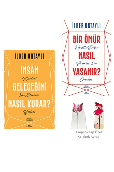İnsan Geleceğini Nasıl Kurar /Bir Ömür Nasıl Yaşanır? 2 kitap set Kelebek Ayraç Hediyeli ürün görseli 1