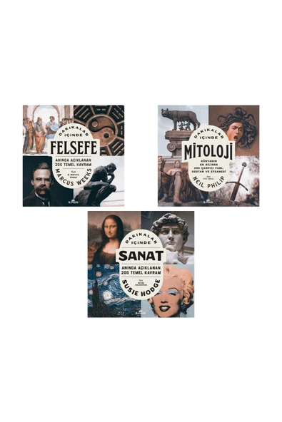 Dakikalar Içinde Sanat / Dakikalar Içinde Felsefe/ Dakikalar Içinde Mitoloji 3 Kitap Set ürün görseli 1