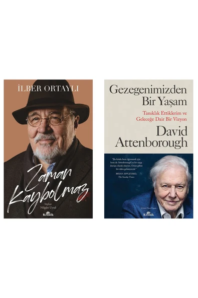 Zaman Kaybolmaz / Gezegenimizden Bir Yaşam 2 Kitap Set ürün görseli 1