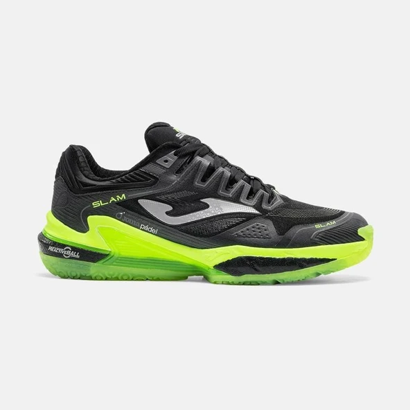 Joma TSLAMS2601OM Slam Erkek Padel Ayakkabısı Siyah/Neon Yeşil ürün görseli 1
