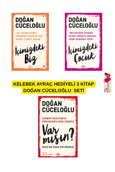 Var Mısın - İçimizdeki Biz - İçimizdeki Çocuk 3 Kitap Set Kelebek Ayraç ile ürün görseli 1
