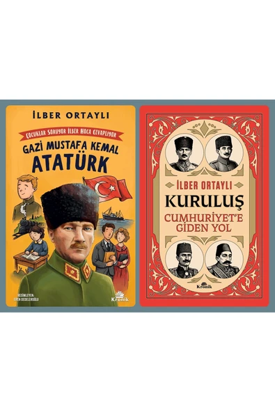İlber Ortaylı Yeni Set /Çocuklar Soruyor, İlber Hoca Cevaplıyor Gazi Mustafa Kemal Atatürk/Kuruluş ürün görseli 1
