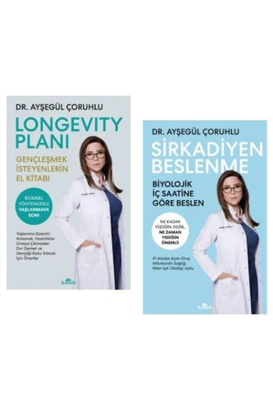 Longevity Planı Sirkadiyen Beslenme 2 Kitap Set ürün görseli 1