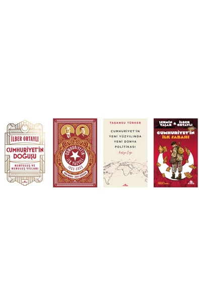 Cumhuriyet'in Doğuşu /Cumhuriyet'in İlk Sabahı/C.İlk Yüzyılı/C.Y.Yeni Dünya Politkası 4 Kitap Set ürün görseli 1