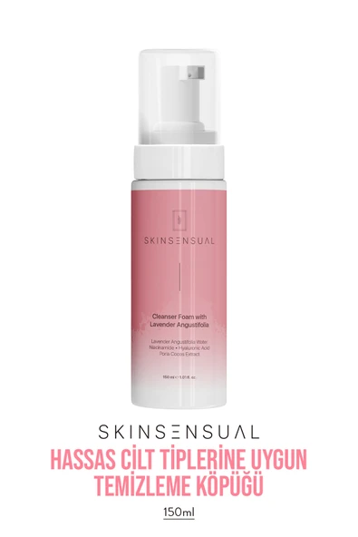 Cleanser Foam With Lavender Angustifolia Niacinamide Hyaluronic Acid Temizleme Köpüğü ürün görseli 1