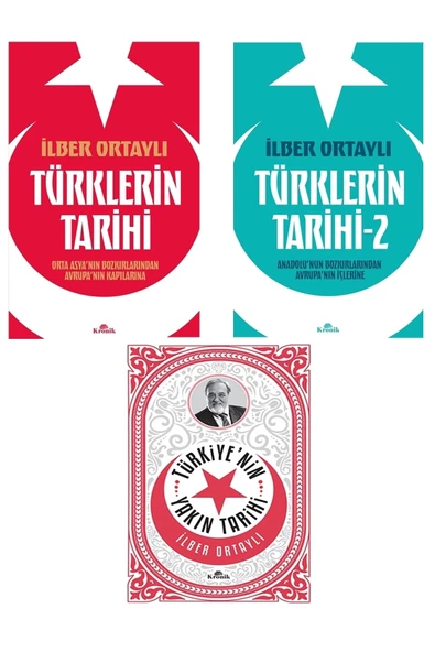 Ilber Ortaylı 3'lü Set: Türklerin Tarihi 1 - 2 Ve Türkiye'nin Yakın Tarihi ürün görseli 1