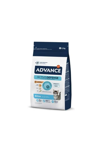 Advance Kitten Yavru Tavuk Etli Kedi Maması 1.5 Kg ürün görseli 1
