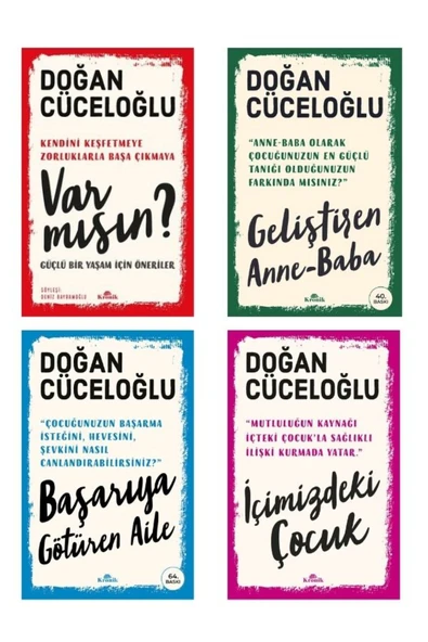 Doğan Cüceloğlu 4'lü 1-Var Mısın 2-Başarıya Götüren Aile 3-içimizdeki Çocuk 4-Geliştiren Anne-Baba ürün görseli 1