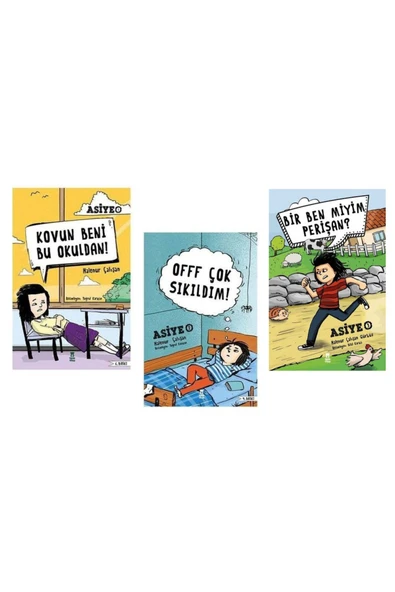 Kovun Beni Bu Okuldan Asiye /bir Ben Miyim Perişan?/off Çok Sıkıldım! Asiye 3 Kitap Set ürün görseli 1
