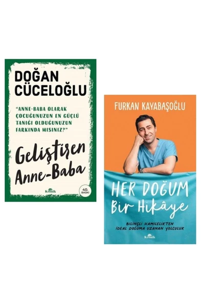 Geliştiren Anne - Baba Doğan Cüceloğlu Her Doğum Bir Hikaye Furkan Kayabaşoğlu 2 Kitap Set ürün görseli 1