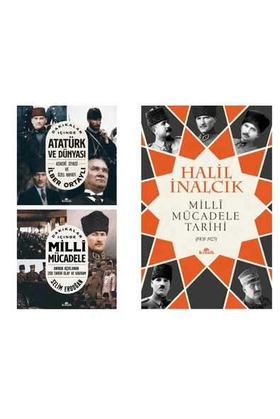 Milli Mücadele Tarihi Dakikalar Içinde Atatürk Dakikalar Içinde Milli Mücadele 3 Kitap Set ürün görseli 1