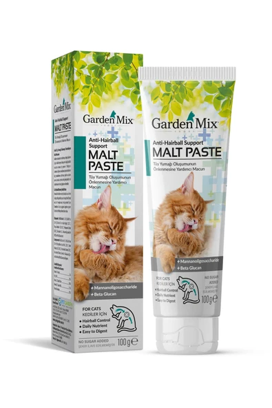 Gardenmix SPTRNS GARDEN MIX ANTI HAIRBALL KEDI MALT MACUNU 100 GRAM X 2 ADET ürün görseli 1