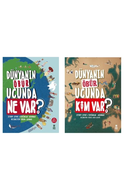 Dünyanın Öbür Ucunda Ne Var -dünyanın Öbür Ucunda Kim Var 2 Kitap Set ürün görseli 1