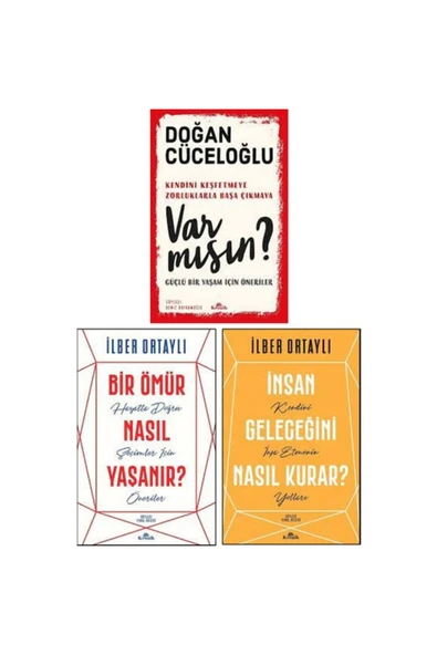 Var Mısın - Bir Ömür Nasıl Yaşanır - Insan Geleceğini Nasıl Kurar 3 Kitap Set ürün görseli 1