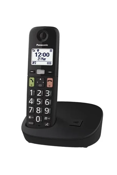 PANASONIC KX-TGU110 Kablosuz LCD Ekranlı Telefon Siyah ürün görseli 1