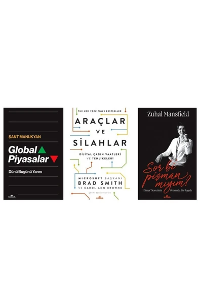 Global Piyasalar / Araçlar Ve Silahlar / Sor Bi Pişman Mıyım 3 Kitap Set ürün görseli 1