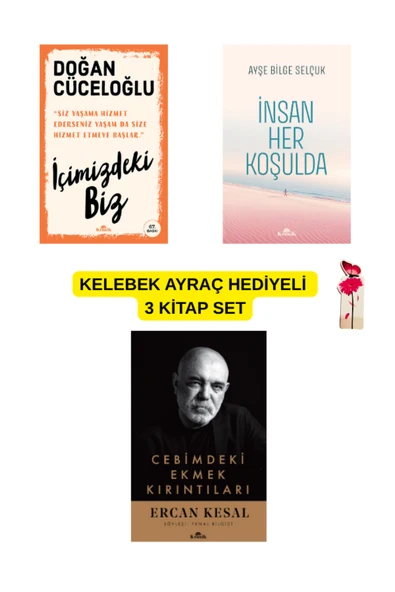 İçimizdeki Biz-Cebimdeki Ekmek Kırıntıları-İnsan Her Koşulda 3 Kitap Ayraç ile ürün görseli 1