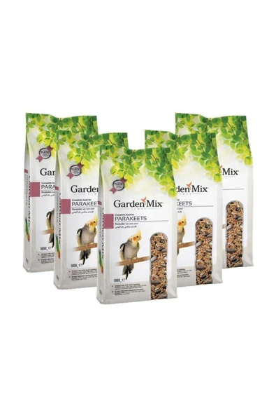 Gardenmix Platin Paraket Sultan-cennet Papağanı Yemi 1kg 5adet ürün görseli 1