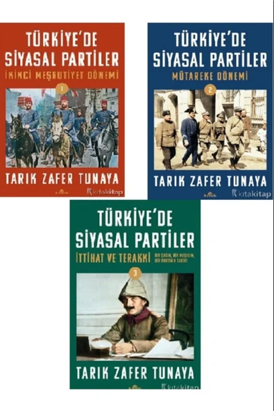 Türkiye'de Siyasal Partiler Cilt 1  2  3  Tarık Zafer Tunaya 3 Kitap Set ürün görseli 1