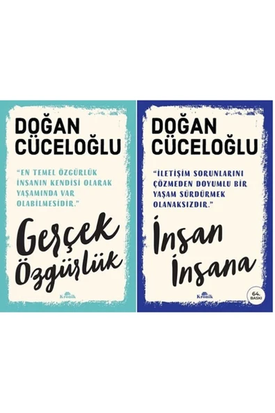 Gerçek Özgürlük - İnsan Insana /Doğan Cüceloğlu 2 Kitap Set ürün görseli 1